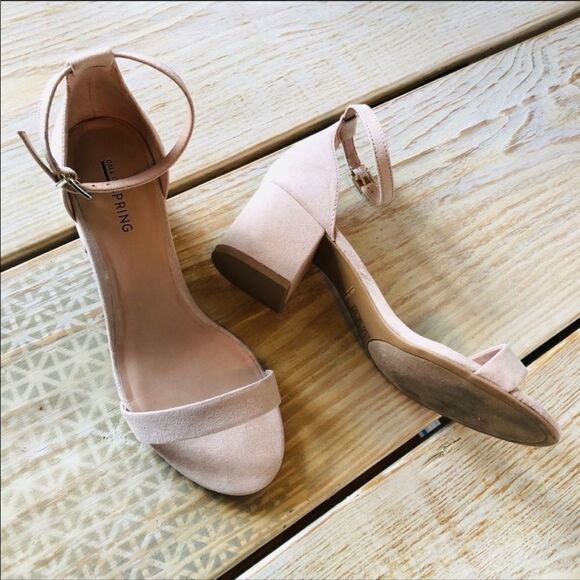 ✨HP✨Stangarone Suede Open Toe Ankle Strap Sandals✨ - Picture 4 of 9